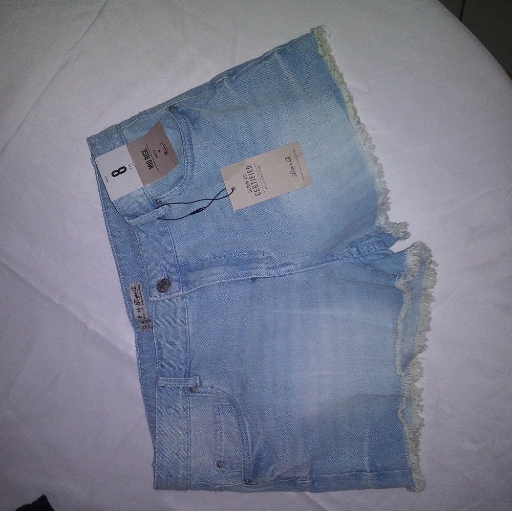 Denim shorts
